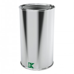 Cylinder Tin Can 1 lt Margarin Metal Container dia 95 x H174 mm 1 lt  