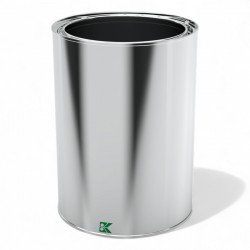 Cylinder Tin Can 3 Liter Oil Metal Container dia 153 x H205 mm 3 lt  