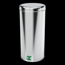 Cylinder Tin Can 1 Liter Nuts Regional Flavors Box dia 90 x H190 mm 1 lt  Slip Lid