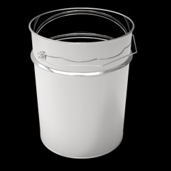Cylinder Tin Bucket Paint Metal Container dia 220 x H237 mm 9 lt  