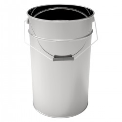  Cylindrical Metal tin container Agricultural Storage Container 270mm Diameter x 450mm Height  