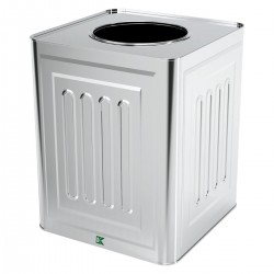 15 Liter Square Tin Container Metal Box for Olive Pickle Storage 232 x 232x290mm dimensions  