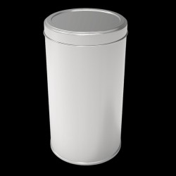 Cylinder Tin Box 750 ml  Tea Coffee Box dia 99 x H118mm   0.75 Lt